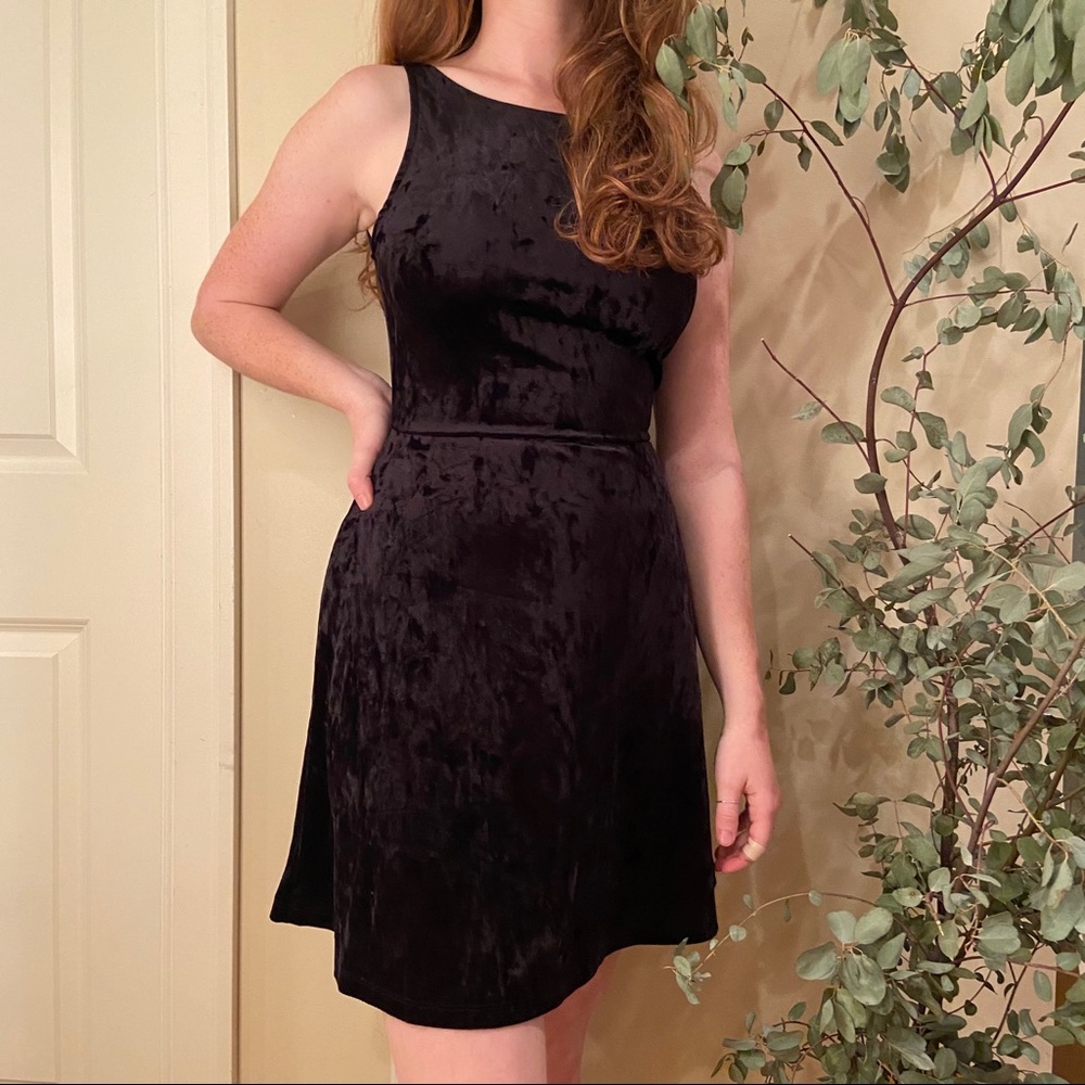 Divided Velvet New Years dress